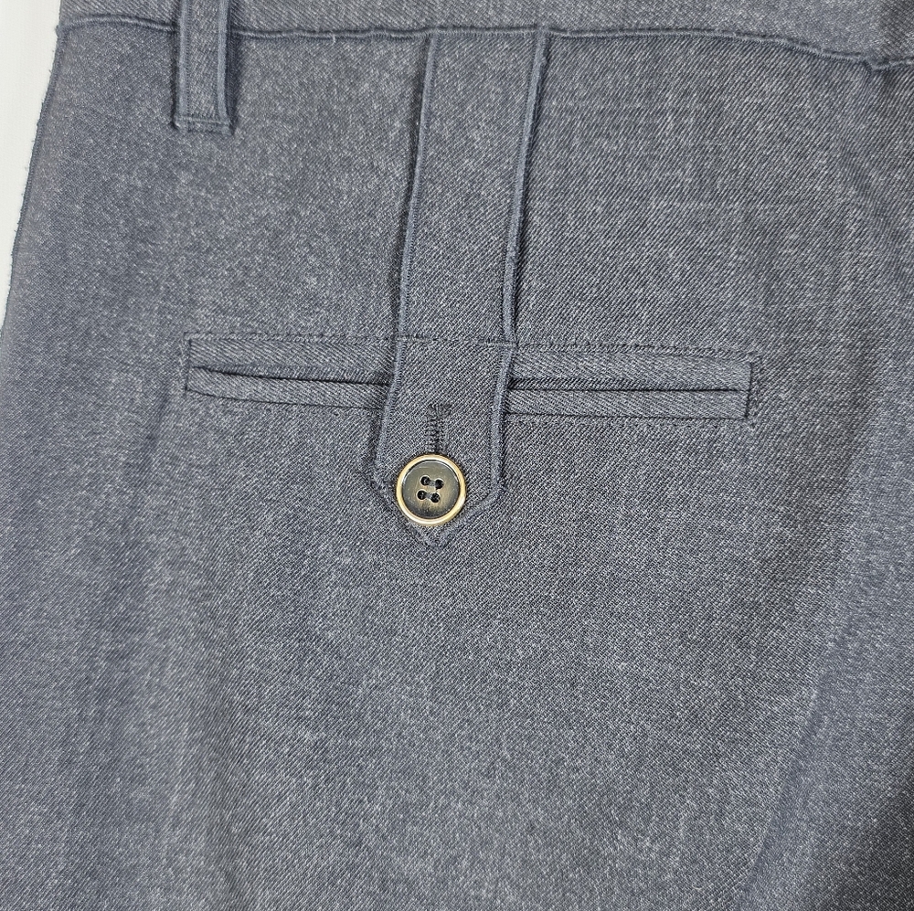 Dolce & Gabbana Virgin Wool Dark Grey Career Wear Dress Pants Women's Size 42 - Picture 8 of 11